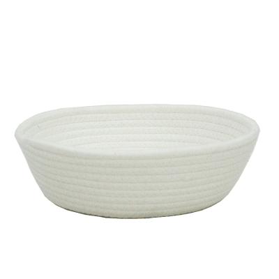 China Sustainable High Quality Natural Handmade Basket Plants Extra Large Storage Baskets Cotton Rope Pet Basket for sale