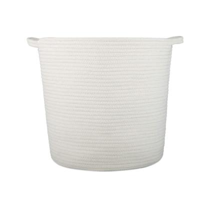 China Minimalist Catalpa Yao Cotton Rope Laundry Basket - Extra Large XL Woven Clothes Basket Baskets for Toys, Clothes, BlanketsStorage for sale