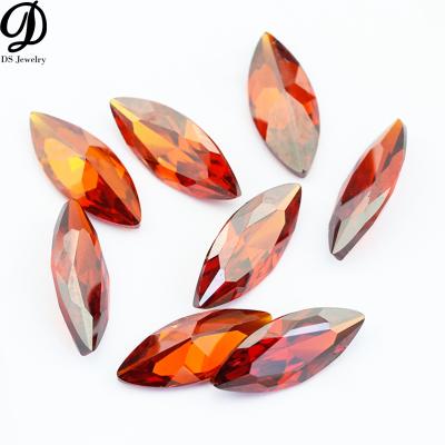 China Color Change CZ Stone AAAAA Grade Synthetic Marquis Zircon for sale