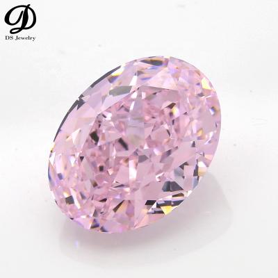 China Good Quality Synthetic Color Change Zircon Ice Oval Cut CZ Diamond Loose Gemstone Lab For Female Jewelry for sale