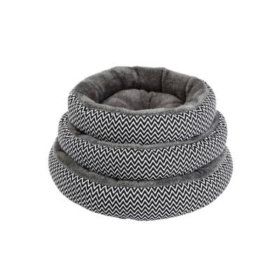 China New Sustainable Warm Durable Pumpkin Round Cotton Padding Soft Washable Heat And Dirt-Resistant Wholesale Cat And Dog Pet Bed for sale