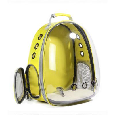 China Viable Portable Transparent Waterproof Travel Capsule Bag Durable Cute Cat Capsule Pet Backpack for sale