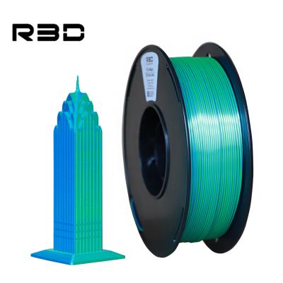 China R3D magic PLA dual color silk 3d filament printing 1.75mm mix 1KG 210*210*90mm for sale