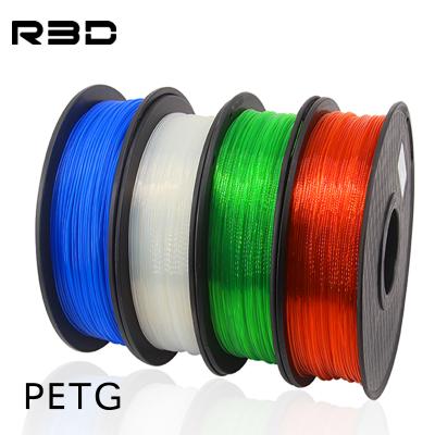 China FDM 3D Printer Filament PETG 1.75mm Filaments 1kg/2.2lbs Plastic Consumables PETG Material For 3D Printer Pen 3D for sale