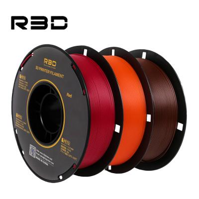 China FDM 3D 1.75mm 1KG R3D Printer Black PETG Filament For 3D Printer Easy Printing for sale