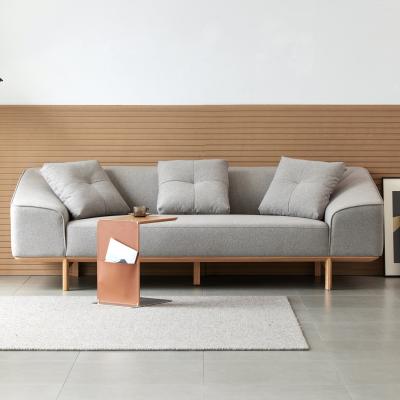 China Other K4061 Soild Wooden Sofa Fabric Sofa Solid Wood Easy To Use Fabric Sofa for sale