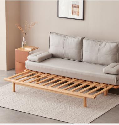 China (Other) S1036 Adjustable Finely Treated Sofa Bed Soild Wood Sofa Solid Wood Sofa Bed for sale