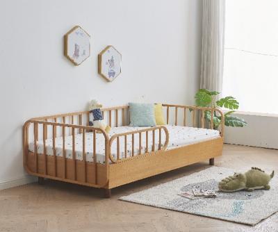 China E2014 Nordic Style Global Beds Baby Bedding Certificated Upholstered Wooden Beds for sale