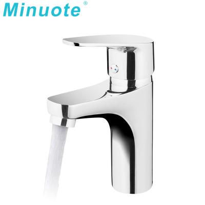 China Thermostatic Faucets 2022 Modern Design Basin Water Mixer Tap Bathroom Sink Faucet Grifos Para de monomando Brass Basins for sale