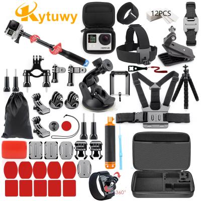 China ABS+PC+ EVA Kytuwy action and sports Gopros camera accessory kit combo original for gorpo 9 hero 10 go pro accessory set for sale