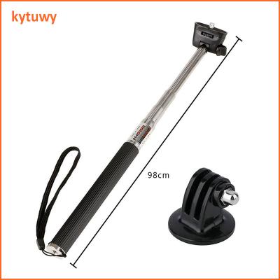 China High Quality Fast Delivery Time Monopod Selfie Stick (95cm) with adapter for gopro and phone, GP55 for sale