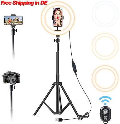 China Free shipping to Germany, 10 inch mini living desk with 1.6 meter tripod ring light X-409-10D for sale