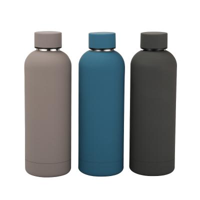 China PORTABLE Customized Hot Logo 750ml 500ml Flask Sports Stainless Steel Water Bottle Wall Double Tumbler for sale