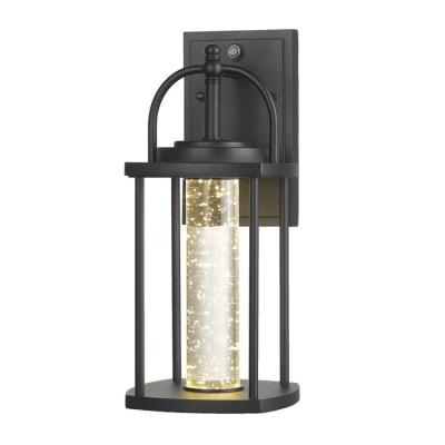 China Garden Lantern Series Outdoor Wall Lights Modern Outdoor Wall Mount Light Fixture Clear Glass Sconce For Home Porch Entry Door for sale