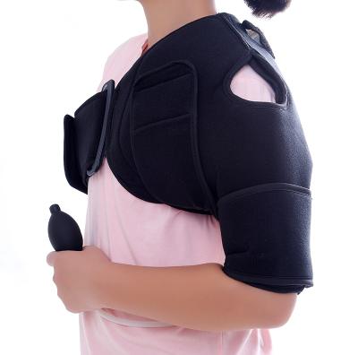 China Combine the benefits of pneumatic compression with cold therapy shoulder brace with iced reusable gel and heat pack made in China which can be used for postoperative recovery for sale