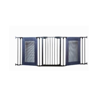 China Easy Install KINGBO Other Baby Supplies Cloth Playpen Baby Safety Slide Gate Fence For Kids for sale