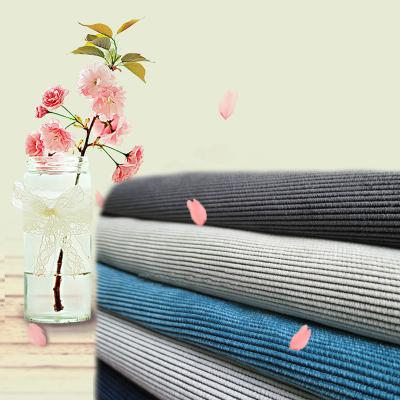 China Wholesale 16 wale fuse black porcelain silk elastic corduroy for blanket for sale