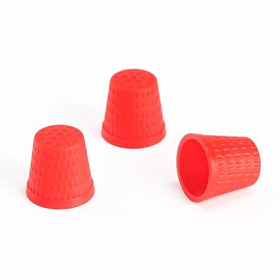 China Wholesale Red Plastic Sewing Sewing Stitching Sewing Accessories Finger Protector Thimble Finger Protector Thimbles for sale