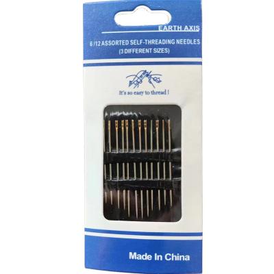 China Gold Smooth High Quality Silver Eye Yarn Easy Hand Sewing Needles For Household And Sewing for sale