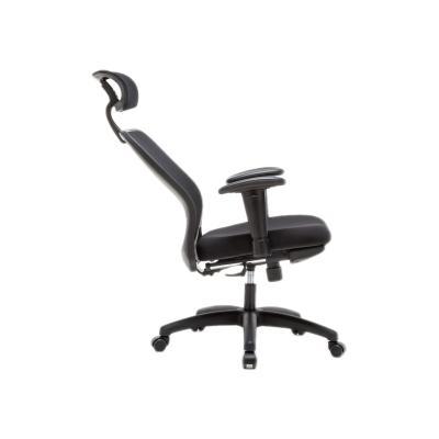 China Good Prices High Back Fabric Mesh Swivel Ergonomic Office Chair (Height) Adjustable with Headrest and Footrest for sale