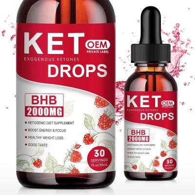 China Loss Prevention 100% Organic Diet Fat Burner Appetite Suppressant Keto Diet Liquid Drops For Women i for sale