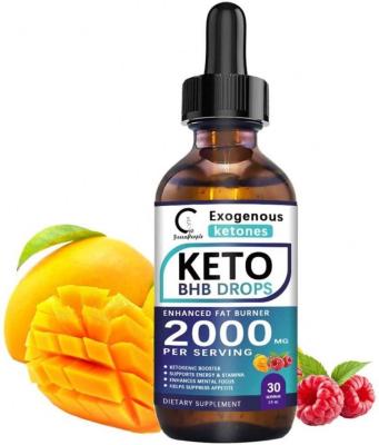 China 100% Organic Fat Loss Prevention Burner Appetite Suppressive Weight Loss Slimming Liquid Keto Diet Drops for sale