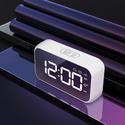 China CREATIVE new 2022 LED alarm clock children bed border noctilucent electronic clock indoor table clock for manufacturers for sale