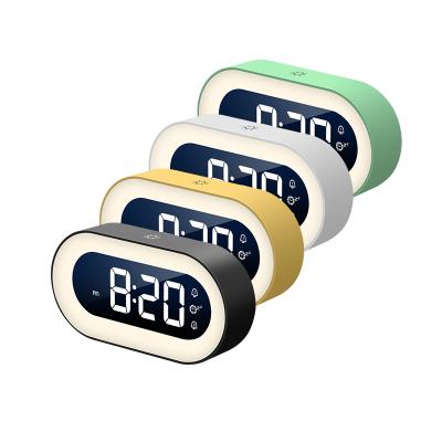 China Europe new 2022 LED alarm clock children bed border noctilucent electronic clock indoor table clock for manufacturers for sale