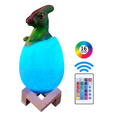 China Modern Indoor Intelligent Remote Control Dinosaurs Lamp Night Lamp Children's Toys Birthday Gift Glowing Lighting Lighting for sale