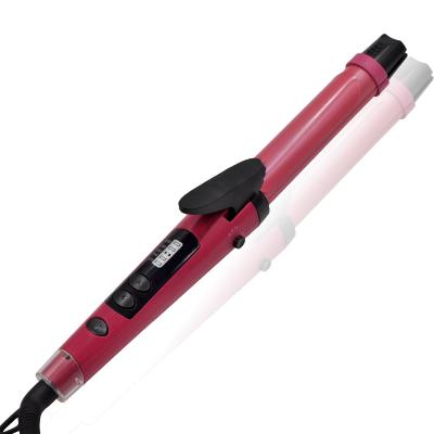 China Curling Iron Ceramic Tourmaline Hotel Hair Curler PTC Wand Rollers Set Hair Straightener Custom Logo for sale