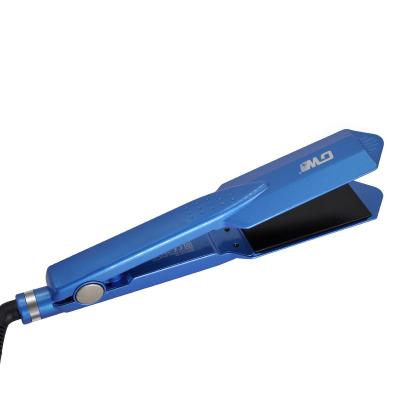 China GW745 Professional Outdoor Hotel Hair Straightener Ceramic Coating Electric Titanium LED Installation Custom LOGO for sale