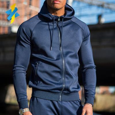 China 2021 competitive price anti-static men's sports wear winter white fitness hooded sweatshirt for men for sale