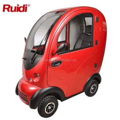 China Enclosed Cabin Electric Disabled Mobility Scooter 4 Wheel 14inch for sale