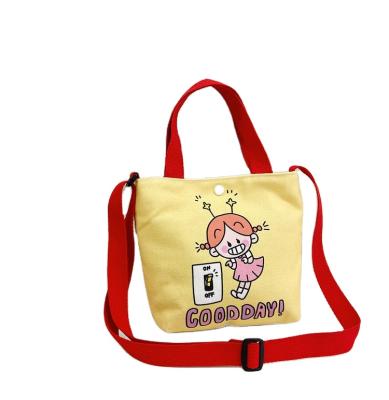 China Durable Children Kids Cartoon Canvas Shoulder Cross - Body Handbag for sale