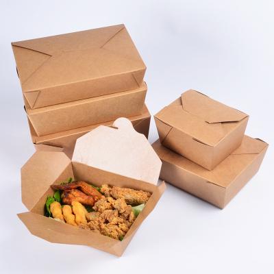 China Large Small Logo Box Custom Shipping Recyclable Printing Takeaway Corrugated Kraft Lunch Food Packaging Paper Boxes for sale