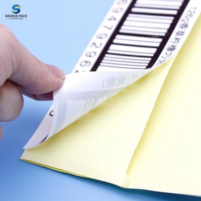 China Barcode Private Packaging Sticker Self Adhesive Compostable Paper Self Adhesive Printing Biodegradable Custom Labels for sale