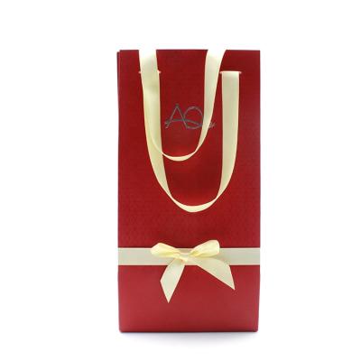 China Recyclable Customized Size Recycable Material Kraft Paper Packaging Bag For Gift for sale