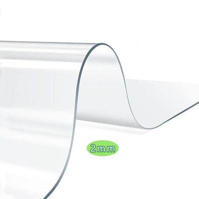 China Sustainable Clear Multi-use Kitchen Office Desk Table Placemats Easy Clean Flexible Place Mats Wipeable Plastic PP Table Mats for sale