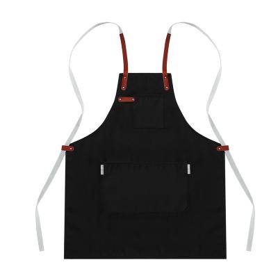 China Cooling waterproof heavy duty cotton kitchen chef men cobbler work apron for sale