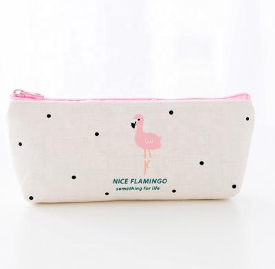 China Fashion \ Large Case Duck Plush Liquid Pencil Case Stationery Storage Double Oxford Cloth High Quality Comfortable \ Durable Double Zipper Stationery Storage Case for sale