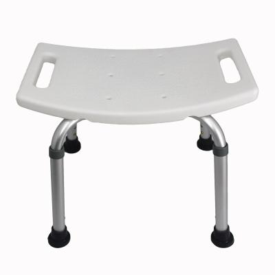 China Lightweight Adjustable Bath Stool With Handicap Free Anti-Slip And Bar Tool Free Grab Aid Bench Bathtub Stool Disabled Shower Chair MK03006 for sale