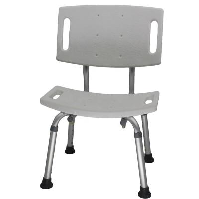 China Home Care Bathroom Light Products Disabled Shower Chair With Backrest Non-slip Bath Chair MK03008 for sale