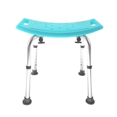 China Traditional Aluminum Shower Stool For Elder Bathroom Safety Bath Stool For Elders Rehabilitation Therapy MK03006 for sale