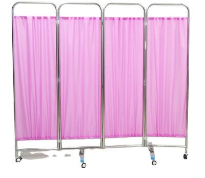 China Hospital Ward Screen Stainless Steel Medical Folding Hospital Ward Folding Screen for sale