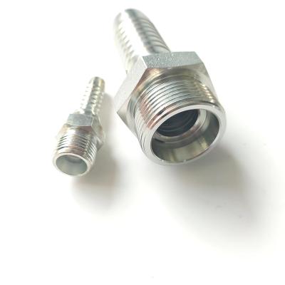 China Long Life High Quality Male Carbon Steel Hydraulic Metric Fittings For High Pressure Hose 10511 for sale