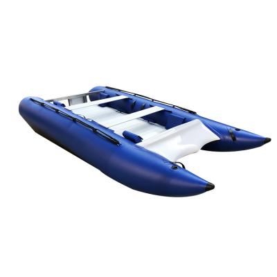 China PVC PVC Guaranteed Quality Frontier Catamaran Inflatable Boat Plastic Boats For Sale PVC Material for sale