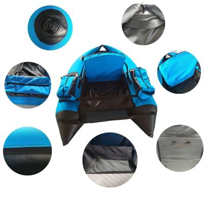 China Small Inflatable Rivers Fishing Boat Float Tube Fishing Belly Boat for sale