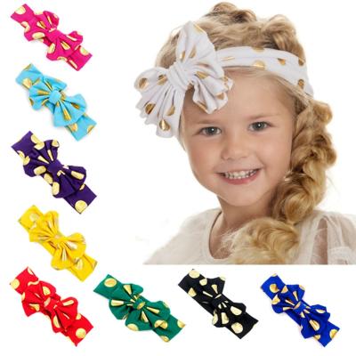 China Soft Hot Selling Children Tie Wrap Headband Headbands Head Wrap Headbands Newborn Cotton Children Custom Printed Elastic Headband for sale