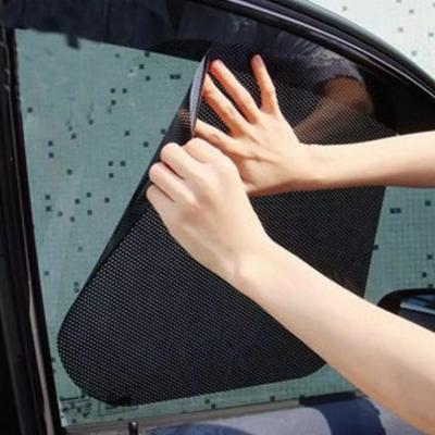 China 2pcs/lot Car Curtain Windshield Sticker Sun Shade Auto Stying UV Film 63 x 42cm Hy342 Side Window Sunshade Shield Cover Protector for sale