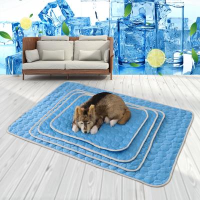 China Dog Mat Cooling Summer Pad Mat for Dogs Cat Blanket Sofa Breathable Pet Dog Bed Summer Washable for Small Medium Large Hy1657 for sale